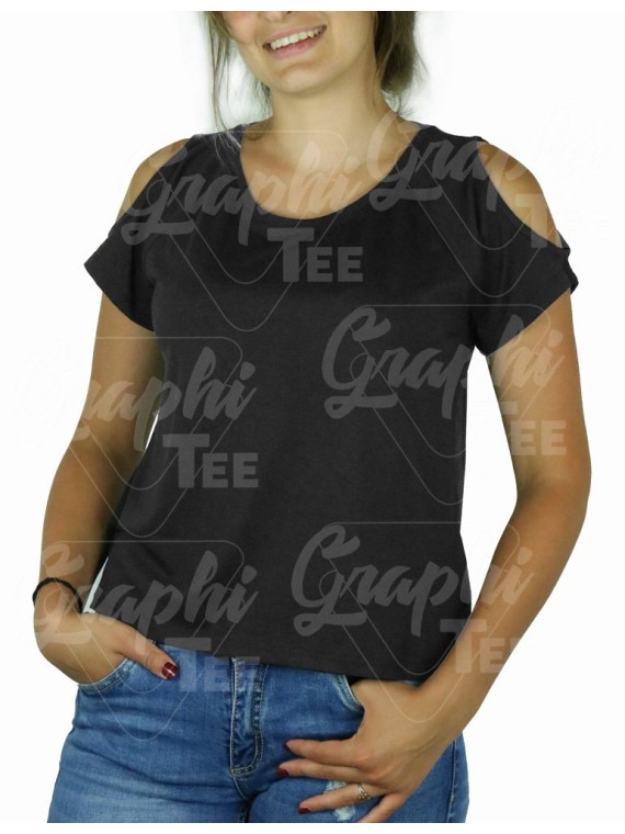 T-shirt femme col U