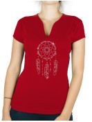 Dream catcher - T-shirt femme Col V