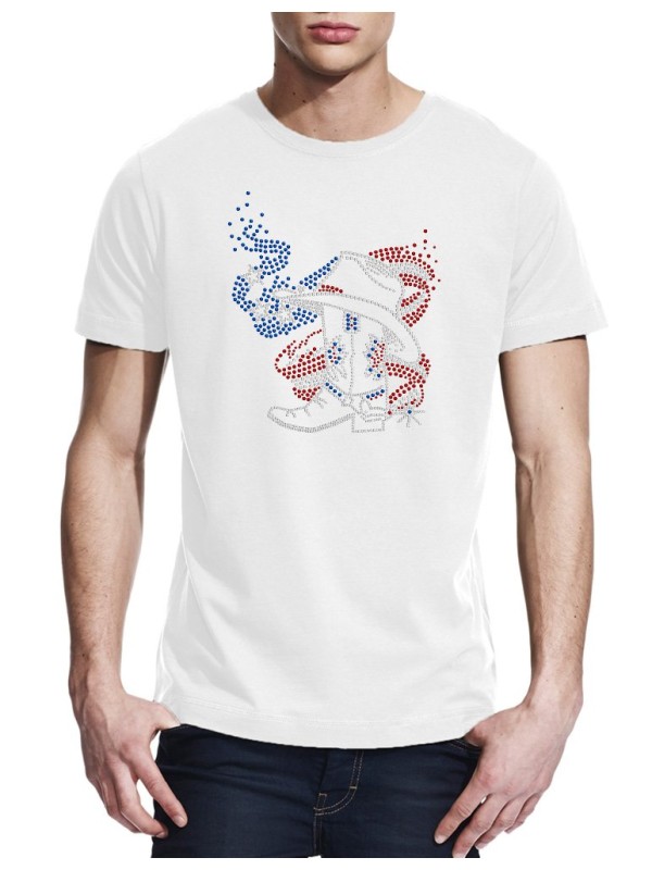 American boot - T-shirt homme col rond