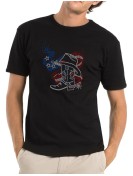 American boot - T-shirt homme col rond