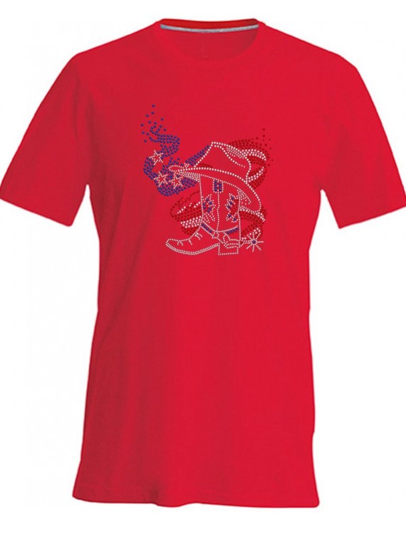 American boot - T-shirt homme col rond