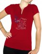 American boot - Lady V neck