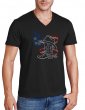 American boot - Man tee shirt V neck