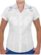 American boot - Chemise Femme Manches Courtes