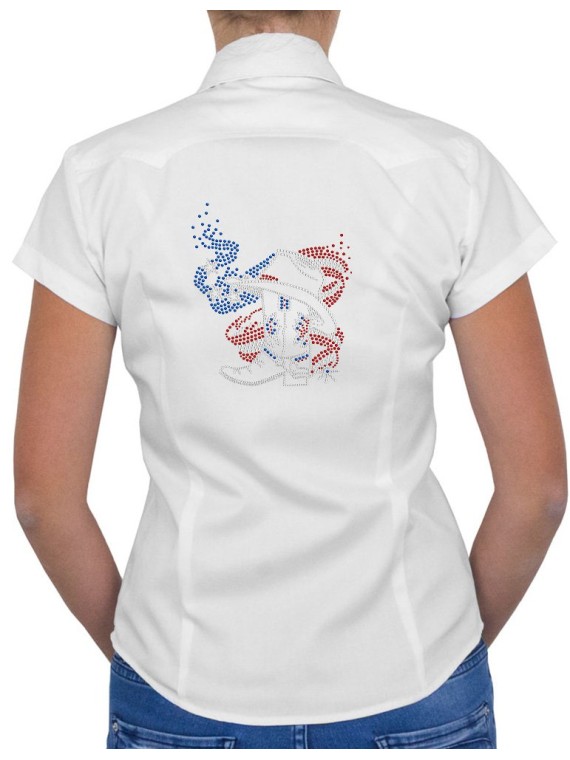 American boot - Chemise Femme Manches Courtes