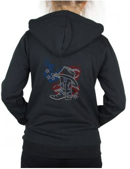 American boot - Hooded women's jacket