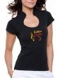 Catalan country - T-shirt femme Col Omega