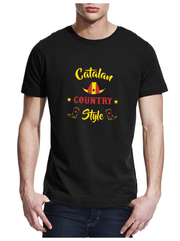 Catalan country style- Man tee shirt round neck