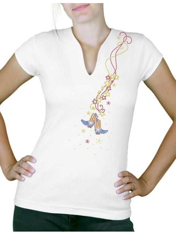 motif strass danse country catalan