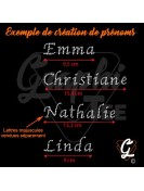 Transferts strass thermocollant lettres de l'alphabetet