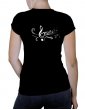 Clé de sol Coeur - T-shirt femme Col V