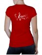 Heart treble clef- Lady V neck