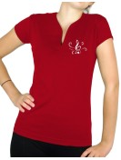 Heart treble clef- Lady V neck