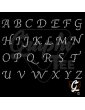 Rhinestone transfer full capital letter alphabet