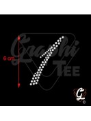 Chiffre strass thermocollant