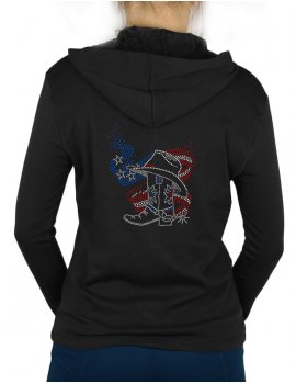 American Boot - Women's light jacket hooded
