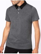 Polo homme jersey bi couleur