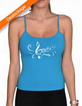 Country treble clef top / clearance sale