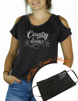 COUNTRY DANCE - packaging mask & tee cut shoulder