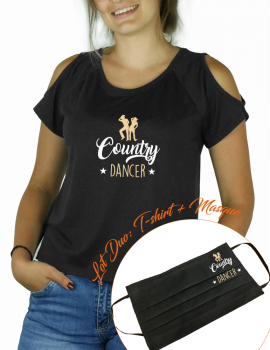 COUNTRY DANCER - packaging mask & tee cut shoulder