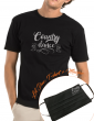 COUNTRY DANCE-LOT DUO Tee shirt homme et masque assorti