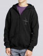 I love ballet - Kids' Zip Hoodie