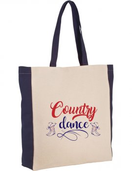 Country Dance two-tone tote bag