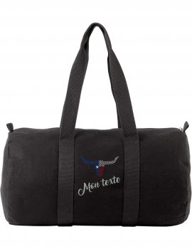 Sac fourre tout en toile coton - Tete de buffle