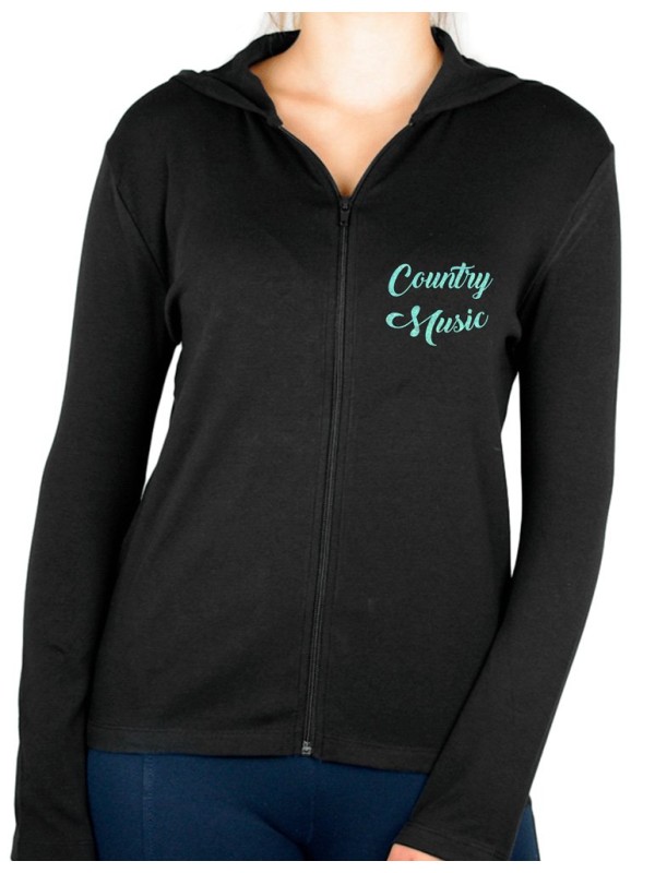 Guitare Arabesques - Gilet femme à Capuche