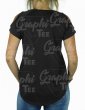 Guitar arabesque - Cut Out Shoulder tee shirt