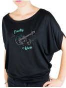 Guitar arabesque - Bat Sleeves Women's T-Shirt