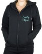 Guitar arabesque - Hooded women's jacket