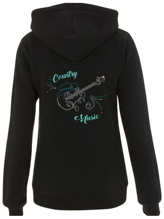 Guitare arabesque - Veste à capuche Femme