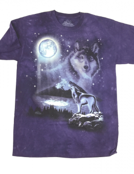 T-shirt loups clairs de lune - The Mountain