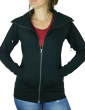 Lady zipped sweat Large collar