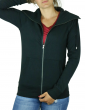 Lady zipped sweat Large collar