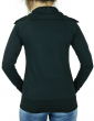 Lady zipped sweat Large collar