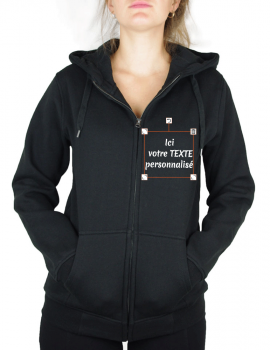 Hooded women's jacket