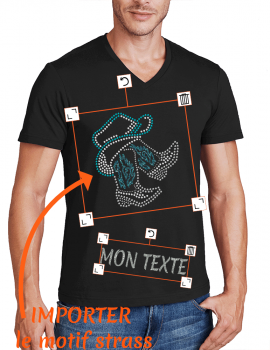 homme col V