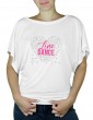LINE Dance Music Heart - Women's Butterfly Sleeve T-Shirt