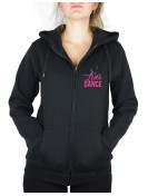 Guitar arabesque - Hooded women's jacket