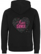 Line dance heart - Man zip-up hoody