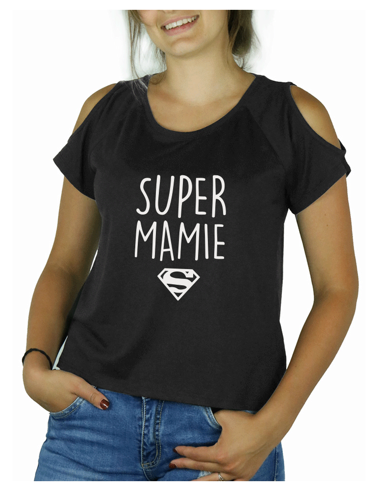 T-shirt Femme - Super Mamie