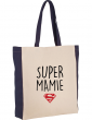 Sac cabas bicolore SUPER MAMIE