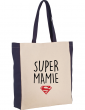 SUPER MAMIE two-tone tote bag