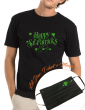 St patrick day- packaging mask & man tee shirt