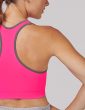 Seamless sports bra