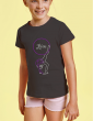Rhinestone motif Hoop GR - Girl's T-shirt