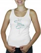 Rythmic Gymnatisc Ribbon rhinetone tank top