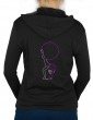 Gymnastique Rythmique VIOLET - Gilet femme à Capuche